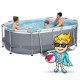 Басейн каркасний 10в1 Bestway 5614A 305 x 200 x 84 см