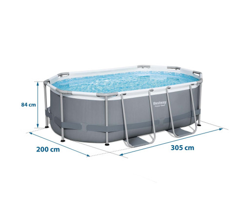 Басейн каркасний 10в1 Bestway 5614A 305 x 200 x 84 см Басейн каркасний 10в1 Bestway 5614A 305 x 200 x 84 см