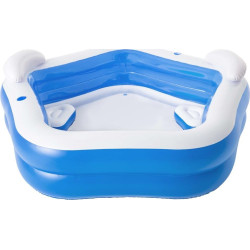 Басейн надувний дитячий Family Fun Lounge Bestway 213х206 см