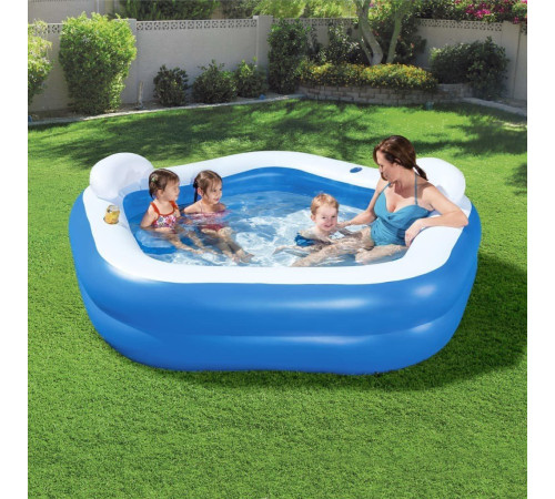 Басейн надувний дитячий Family Fun Lounge Bestway 213х206 см