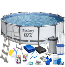 Басейн каркасний 19в1 Bestway 56950, 427 x 107 см 