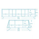 Басейн каркасний овальний 17iв1 Bestway 5614A, 305 x 200 x 84 см