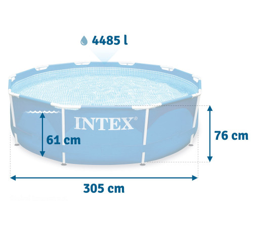 Басейн каркасний 15в1 INTEX 28202, 305 х 76 см + машина для створення бульбашок Басейн каркасний 15в1 INTEX 28202, 305 х 76 см + машина для створення бульбашок