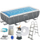 Басейн каркасний прямокутний 11в1 Bestway 404 x 201 x 100 см