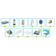 Басейн каркасний прямокутний 11в1 Bestway 404 x 201 x 100 см