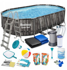 Басейн каркасний 18в1 Bestway 5611R, 610 × 366 × 122 см