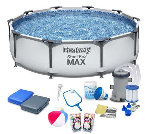 Басейн каркасний 17в1 Bestway 56406, 305 x 76 см Басейн каркасний 17в1 Bestway 56406, 305 x 76 см