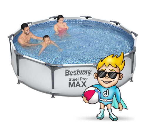 Басейн каркасний 17в1 Bestway 56406, 305 x 76 см Басейн каркасний 17в1 Bestway 56406, 305 x 76 см