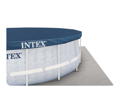 Басейн каркасний 17в1 INTEX 26746, 488 х 122 см, біло-синій