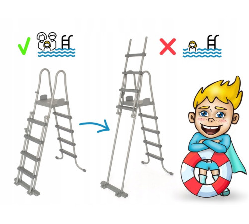 Басейн каркасний 18в1 Bestway 5611R 610 х 366 х 122 см