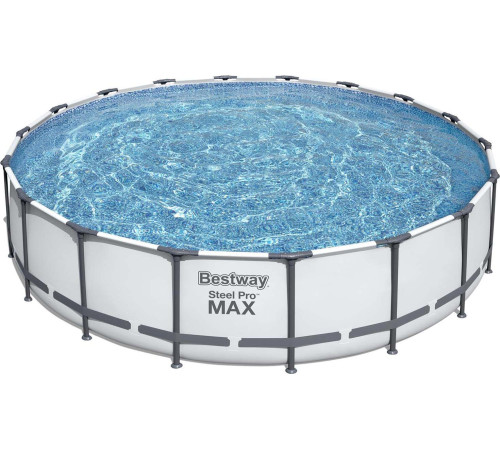 Басейн каркасний 18в1 Bestway 56462 Steel Pro Max 549 см - білий Басейн каркасний 18в1 Bestway 56462 Steel Pro Max 549 см - білий