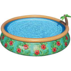 Басейн надувний 7в1 Bestway 57416 Fast Set Palm 457 см
