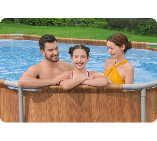 Басейн каркасний 13в1 Bestway 56719N 610 х 366 х 122 см