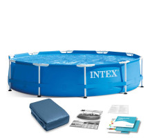 Басейн каркасний 2в1 INTEX 28200, 305 х 76 см, синій