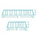 Басейн каркасний 11в1 Bestway 5612B 640 х 274 х 132 см