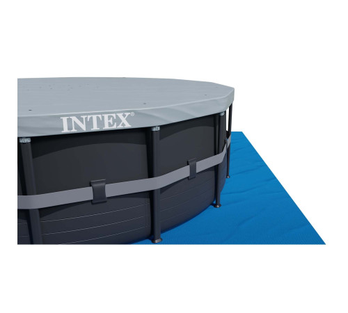 Басейн каркасний 11в1 INTEX 26326GN, 488 х 122 см, темно-сірий