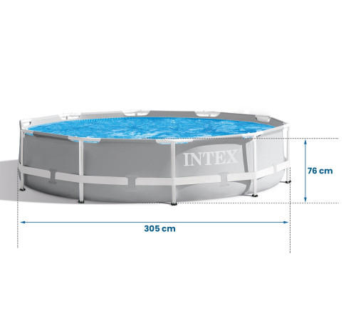 Басейн каркасний 6в1 INTEX 26700, 305 х 76 см