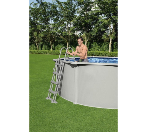 Басейн панельний Bestway HYDRIUM 460 x 120 см, світло-сірий Басейн панельний Bestway HYDRIUM 460 x 120 см, світло-сірий