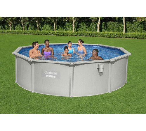 Басейн панельний Bestway HYDRIUM 460 x 120 см, світло-сірий Басейн панельний Bestway HYDRIUM 460 x 120 см, світло-сірий