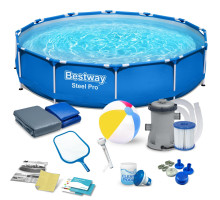 Басейн каркасний 15в1 Bestway 56681, 366 x 76 см 
