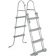 Басейн каркасний овальний Bestway Power Steel 488x305x107 см, сірий