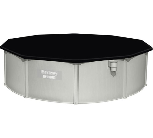 Басейн каркасний Bestway Hydrium з аксесуарами, 460 x 120 см, світло-сірий