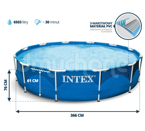 Басейн каркасний 6в1 INTEX 28210 366 x 76 см