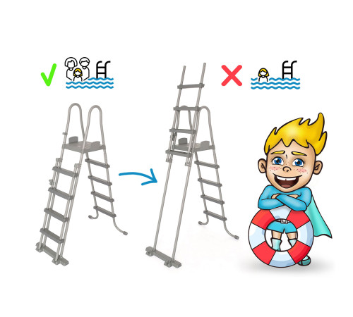 Басейн каркасний 11в1 Bestway 561KG 732 х 366 х 132 см