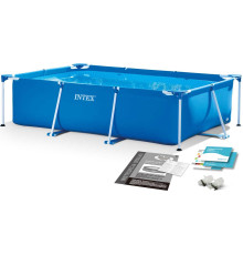 Басейн каркасний прямокутний INTEX 28270, 220 х 150 см 