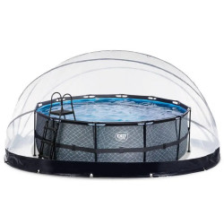 Басейн каркасний EXIT з накриттям 427 х 122 см 