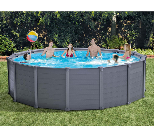 Басейн каркасний панельний 18в1 Intex 26384 478 × 124 см