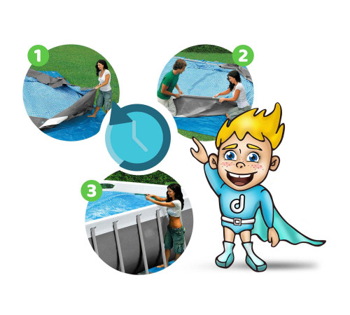 Басейн каркасний 12в1 Bestway 5612B 640 х 274 х 132 см