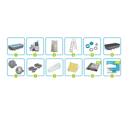 Басейн каркасний 12в1 Bestway 5612B 640 х 274 х 132 см