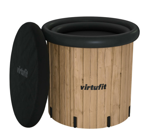 Ванна крижана VIRTUFIT XXL 80 х 80 х 75 см 375 л, коричнева