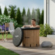 Ванна крижана VIRTUFIT XXL 80 х 80 х 75 см 375 л, коричнева