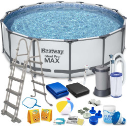 Басейн каркасний 19в1 Bestway 5612Z Steel Pro Max 488 см 