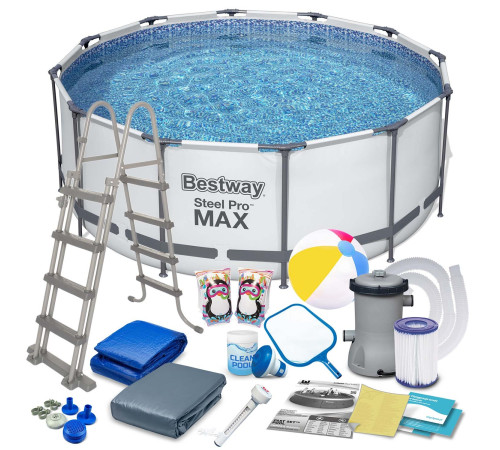Басейн каркасний 18в1 Bestway 56420, 366 x 122 см Басейн каркасний 18в1 Bestway 56420, 366 x 122 см