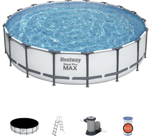 Басейн каркасний 12в1 Bestway 56462 Steel Pro Max 549 см Басейн каркасний 12в1 Bestway 56462 Steel Pro Max 549 см