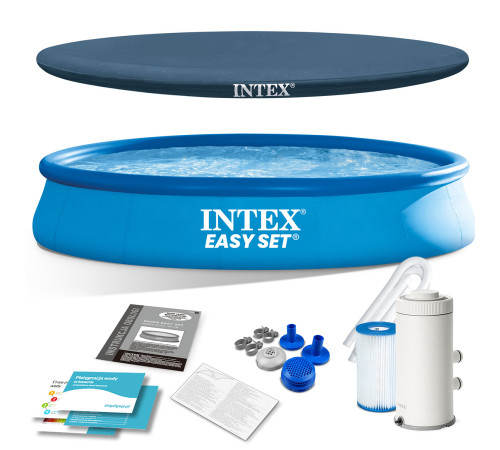 Basen ogrodowy rozporowy 457 x 84 cm 4w1 INTEX 28158