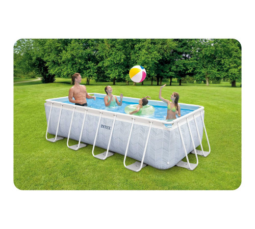 Basen ogrodowy stelażowy 400 x 200 x 100 cm zestaw 18w1 INTEX 26780