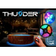 Джакузі-SPA надувне Thunder MOCHA 6-місне + сірі меблі з ротанга – 8 шт