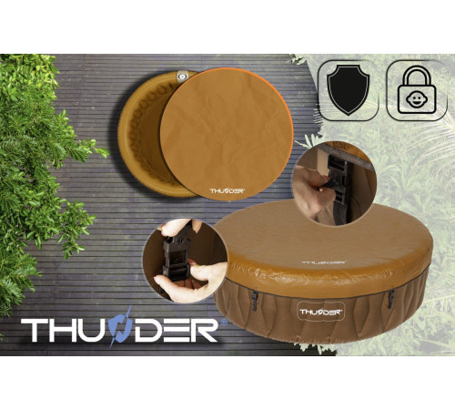 Джакузі-SPA надувне Thunder MOCHA 6-місне + сірі меблі з ротанга – 8 шт Джакузі-SPA надувне Thunder MOCHA 6-місне + сірі меблі з ротанга – 8 шт