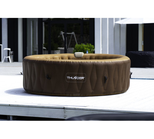 Джакузі-SPA надувне Thunder MOCHA 6-місне + сірі меблі з ротанга – 8 шт Джакузі-SPA надувне Thunder MOCHA 6-місне + сірі меблі з ротанга – 8 шт