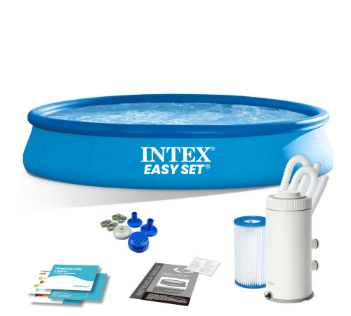 Basen ogrodowy rozporowy 457 x 84 cm 9w1 INTEX 28158