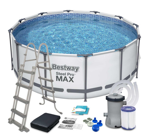 Басейн каркасний 6в1 Bestway 56420, 366 x 122 см Басейн каркасний 6в1 Bestway 56420, 366 x 122 см