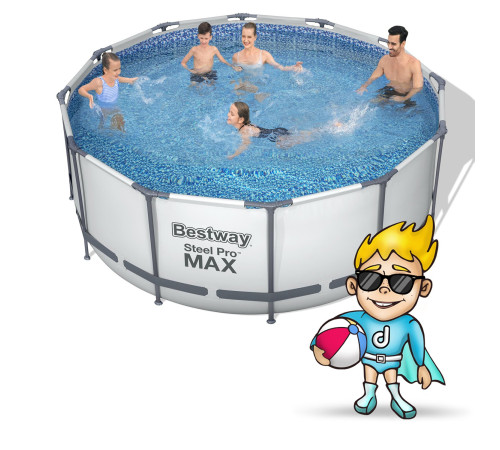 Басейн каркасний 6в1 Bestway 56420, 366 x 122 см Басейн каркасний 6в1 Bestway 56420, 366 x 122 см
