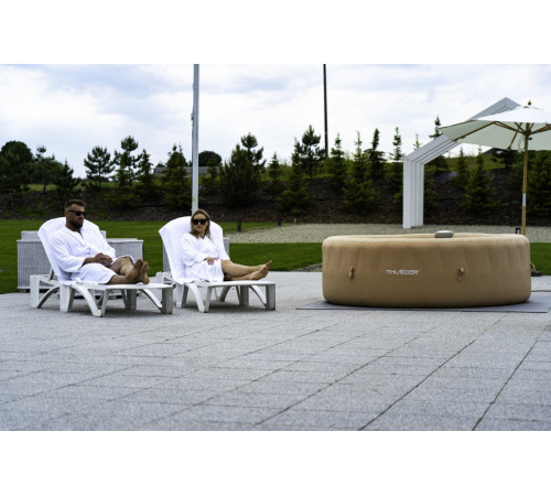 Джакузі-SPA надувне Thunder LATTE 6-місне + сірі меблі з ротанга – 8 шт Джакузі-SPA надувне Thunder LATTE 6-місне + сірі меблі з ротанга – 8 шт