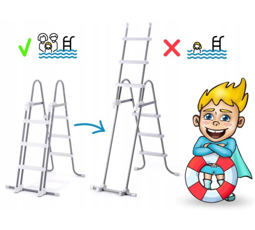 Basen ogrodowy stelażowy 400 x 200 x 100 cm 4w1 INTEX 26780