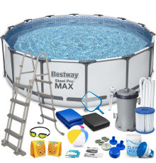Басейн каркасний 19в1 Bestway 5612X, 427 x 122 см 