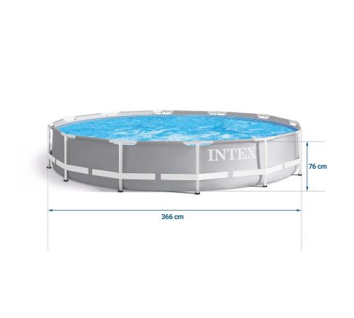 Басейн каркасний 4в1 INTEX 26712, 366 x 76 см Басейн каркасний 4в1 INTEX 26712, 366 x 76 см